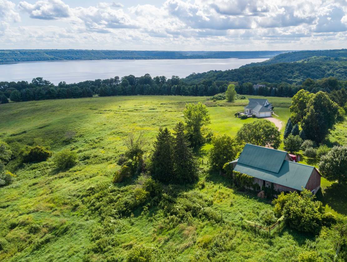 Panoramic Views Of Lake Pepin Maiden Rock, Pierce County, Wisconsin