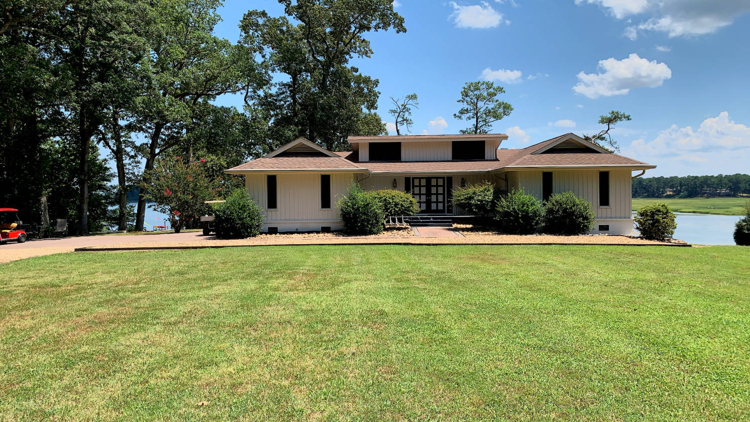 Waterfront Estate with nearly 15 acres with 4400 SF Home