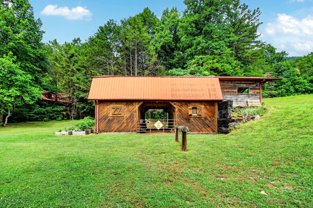 Creekfront Equestrian Estate Bordering Pisgah Forest - photo 7