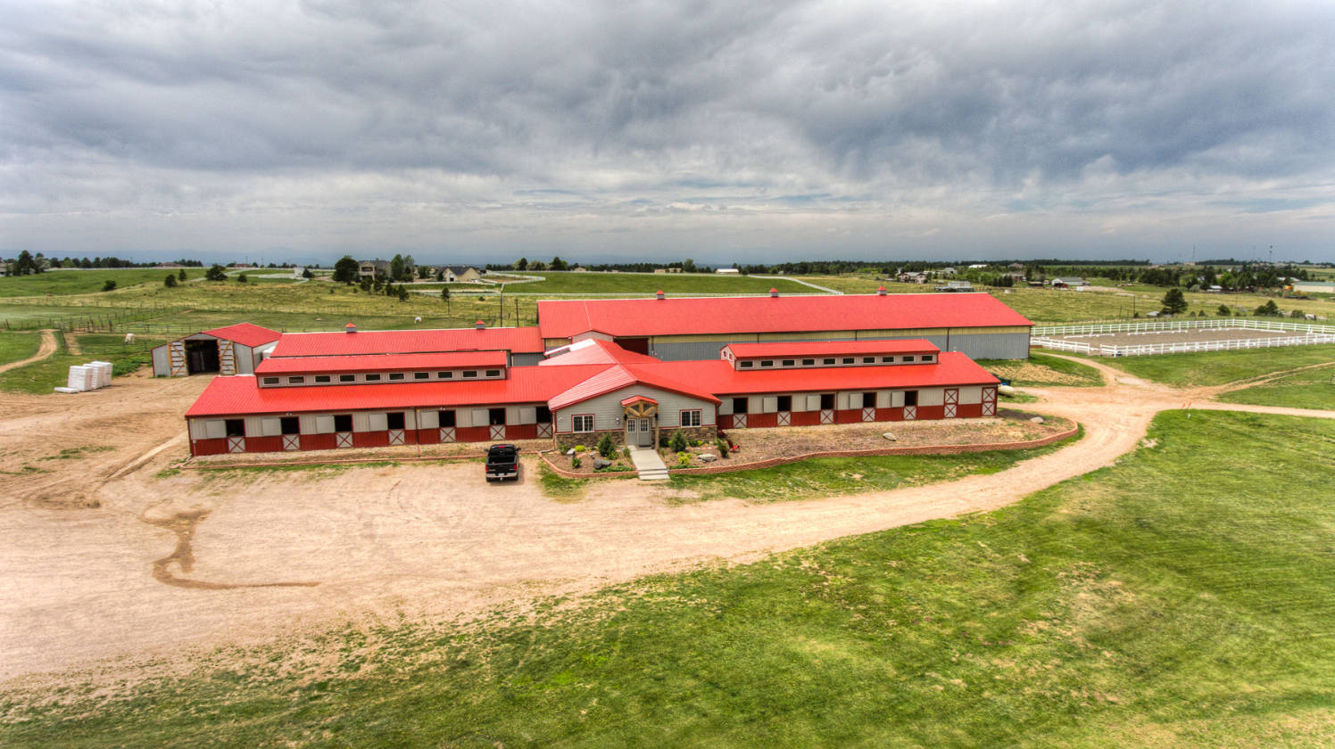 Iron Horse Farms, Elizabeth Colorado 124 acres with professional indoor