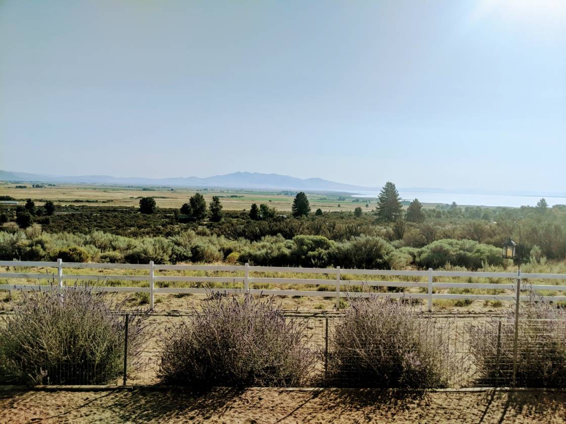 Spectacular Views of Honey Lake Valley and Riding Trails out