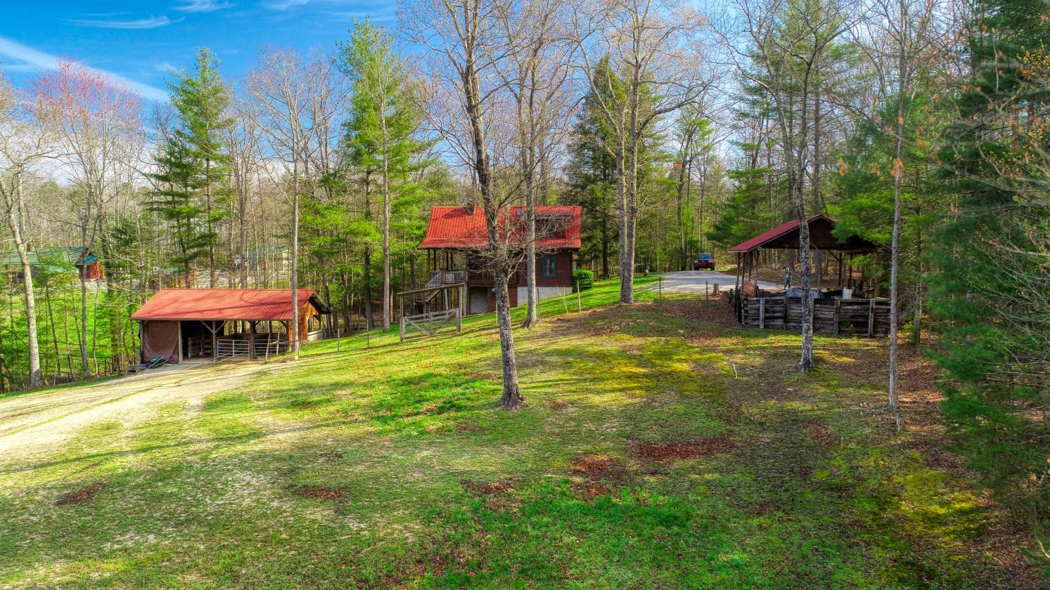 Direct Trail Access Cabin with 8.94 acres Spruce... Jamestown