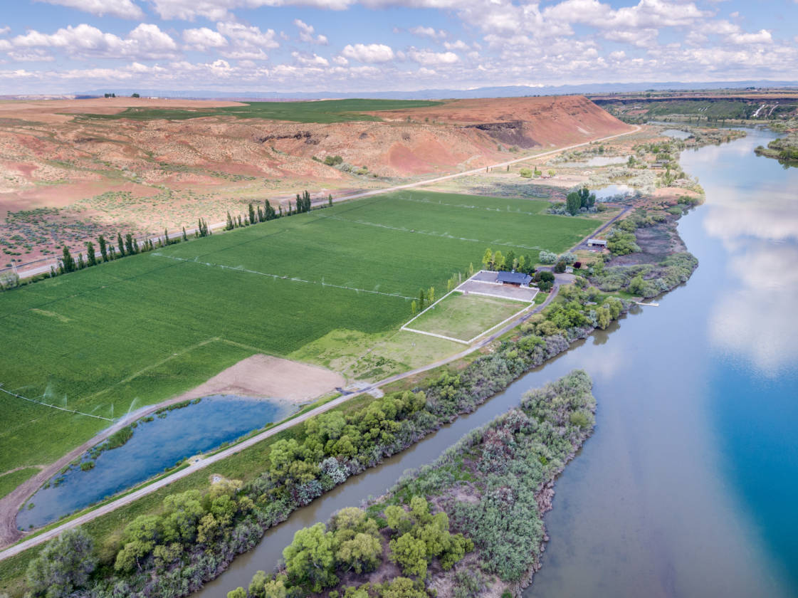 Lovely 67+/ acre Hagerman Valley farm with a 1/2 mile