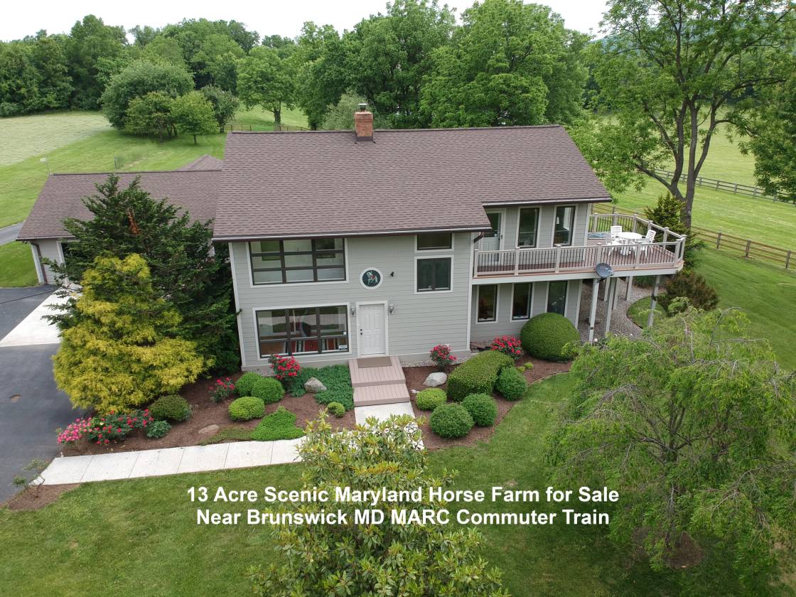 Scenic 13 Acre MD Horse Farm Near Commuter Train to... Rohrersville