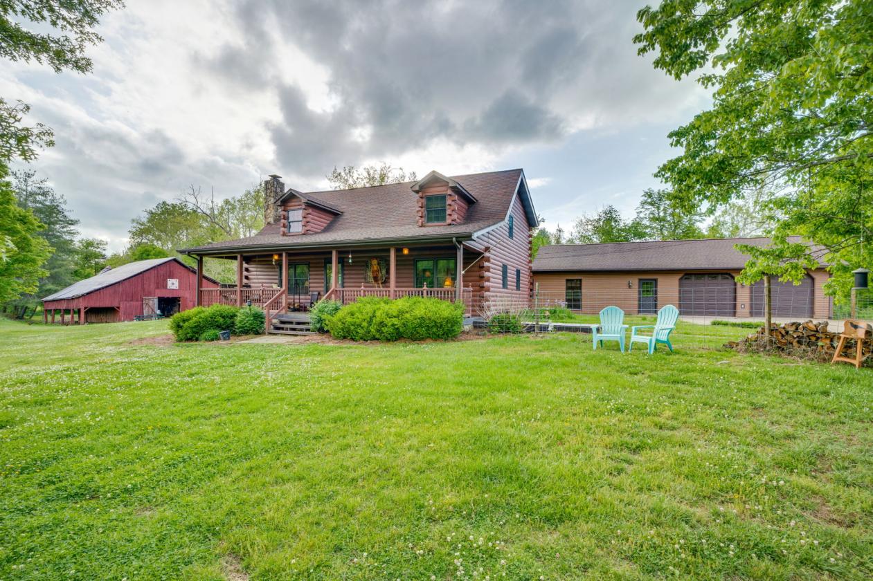 East Tennessee Paradise with Authentic Log Cabin! - photo 2