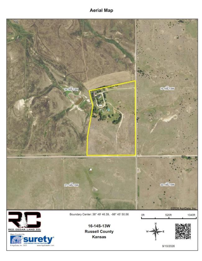 Country Home on 25 acres in Russell County, KS - photo 26