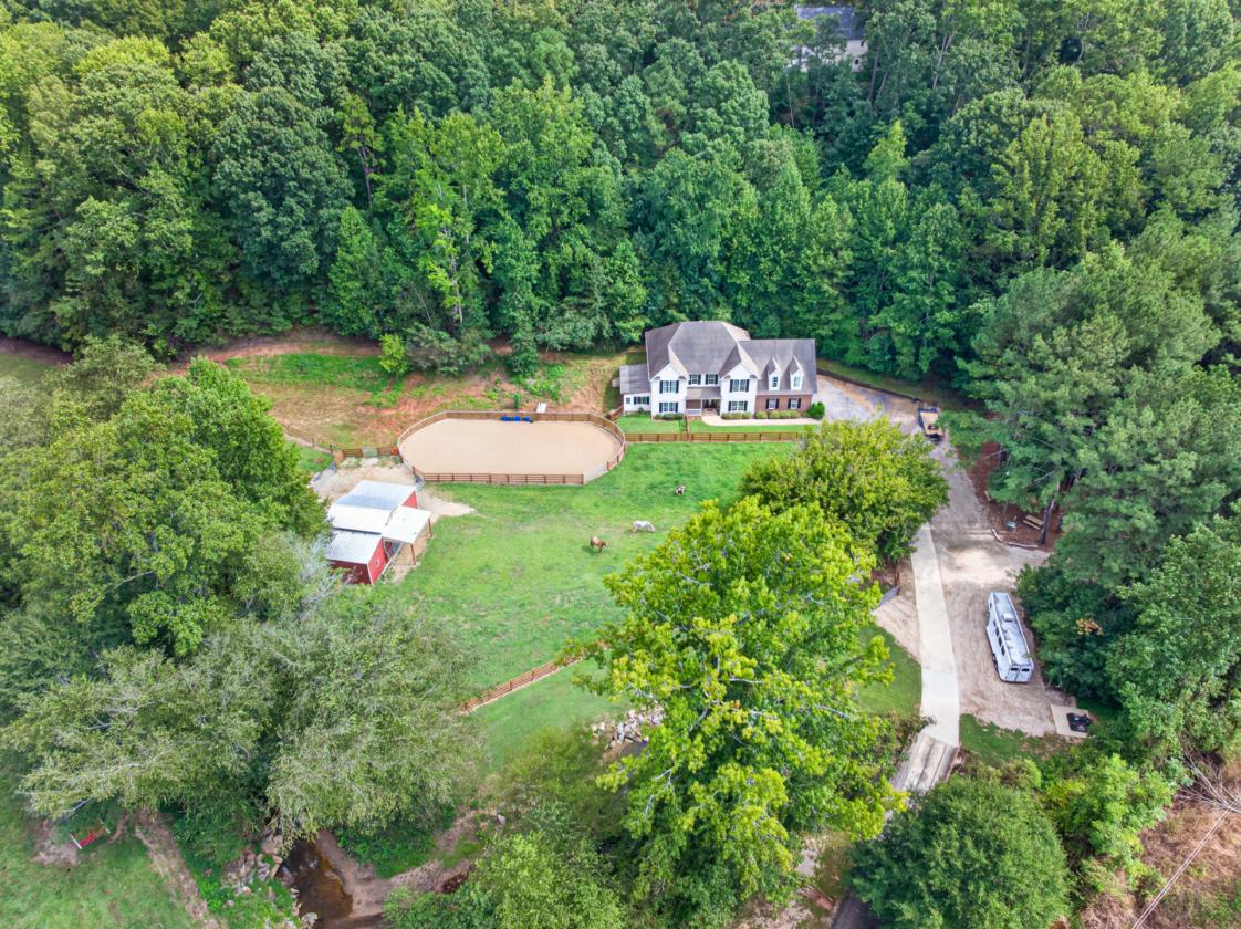 8.52 Acre horse farm with creek and home - photo 3