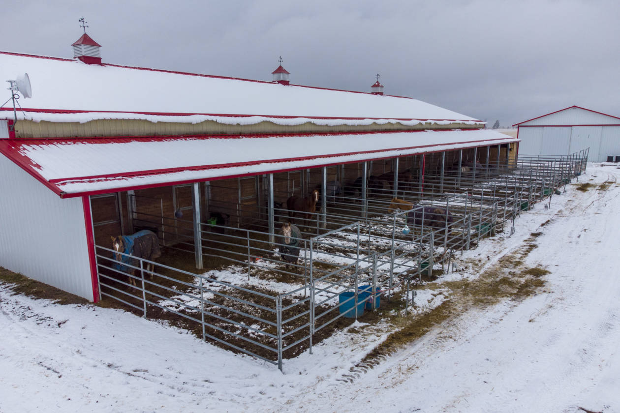 Mount Hope Stables producing horse property Fairfield, Spokane County, Washington