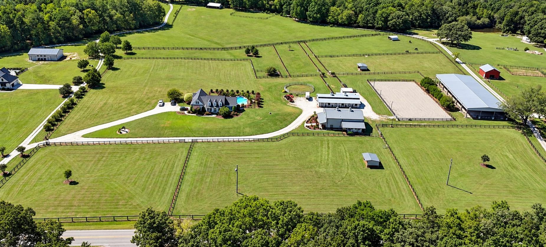 Luxury Horse Farm with 2 Homes and Covered Arena - photo 1