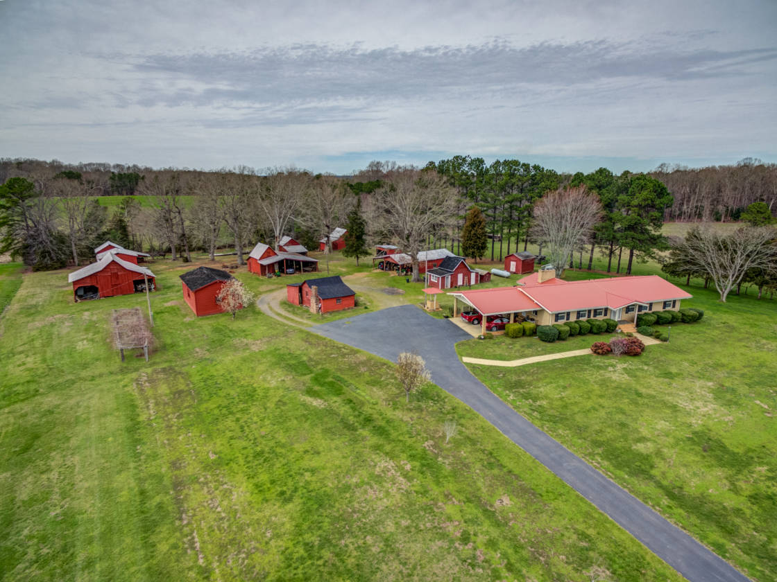 23.24 Acre Horse Farm, 2 Ponds, 3,800sf Home, Multiple Buildings,Fenced