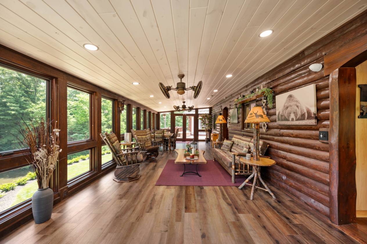 Extraordinary 30+ acre estate with log cabin home - photo 15