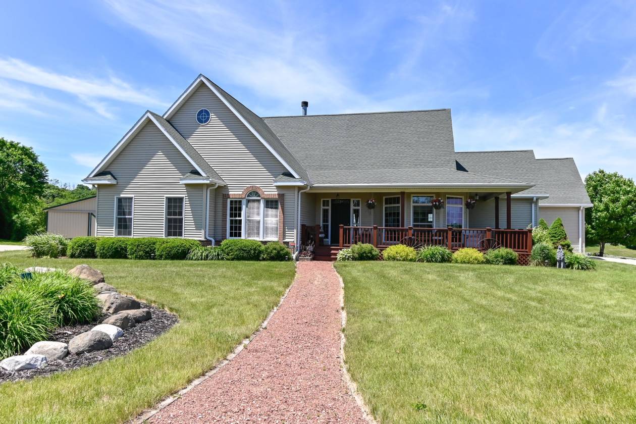 Private equestrian estate nestled on 13 acres with countryside views