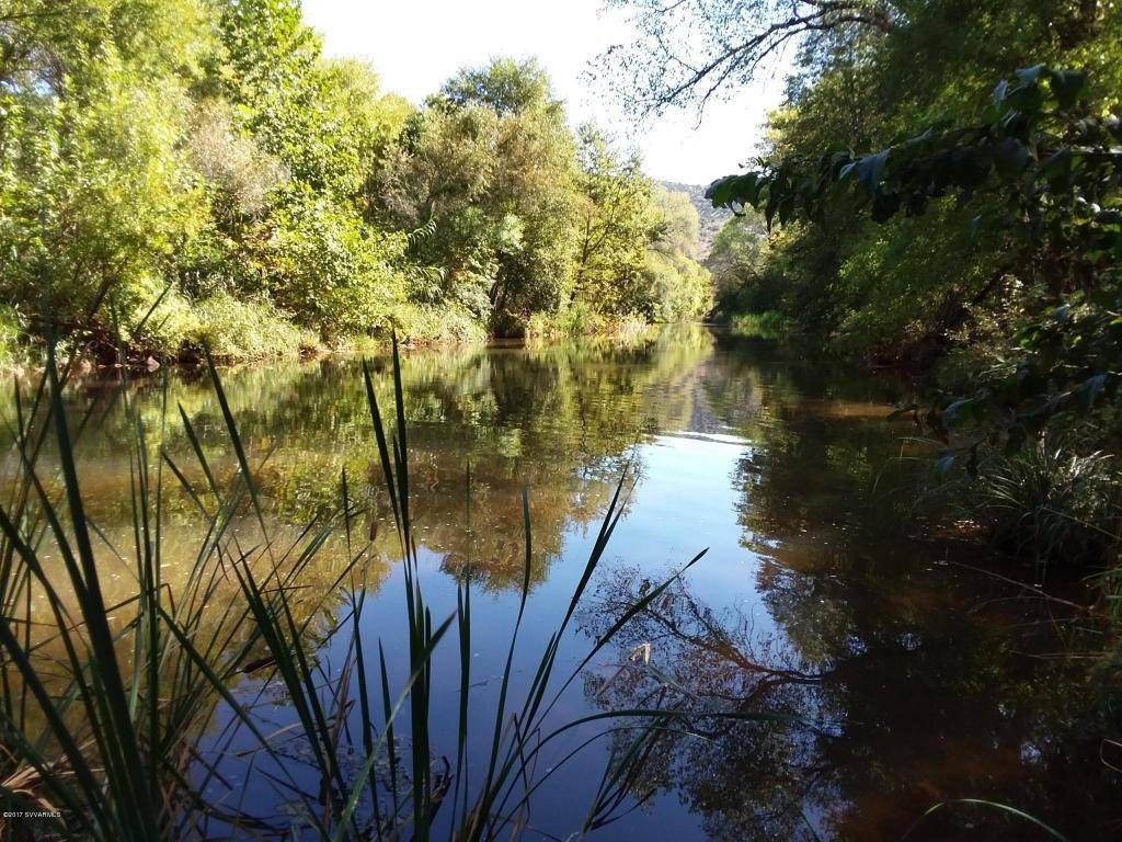 8.5 acre waterfront property near Sedona on Oak Creek. Family