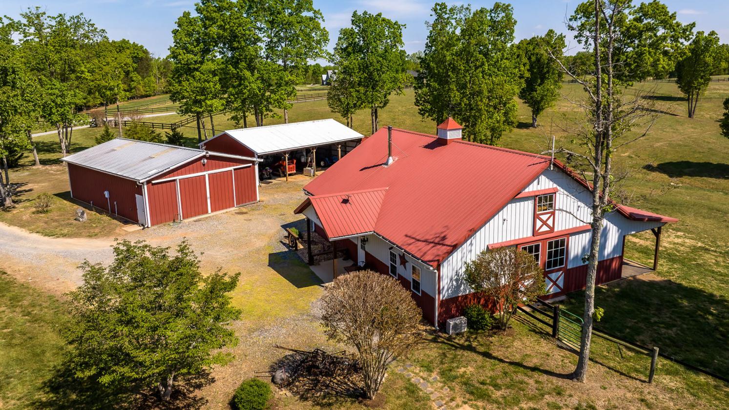 243-Acre Horse Farm w/ Log Home & Stable - photo 23