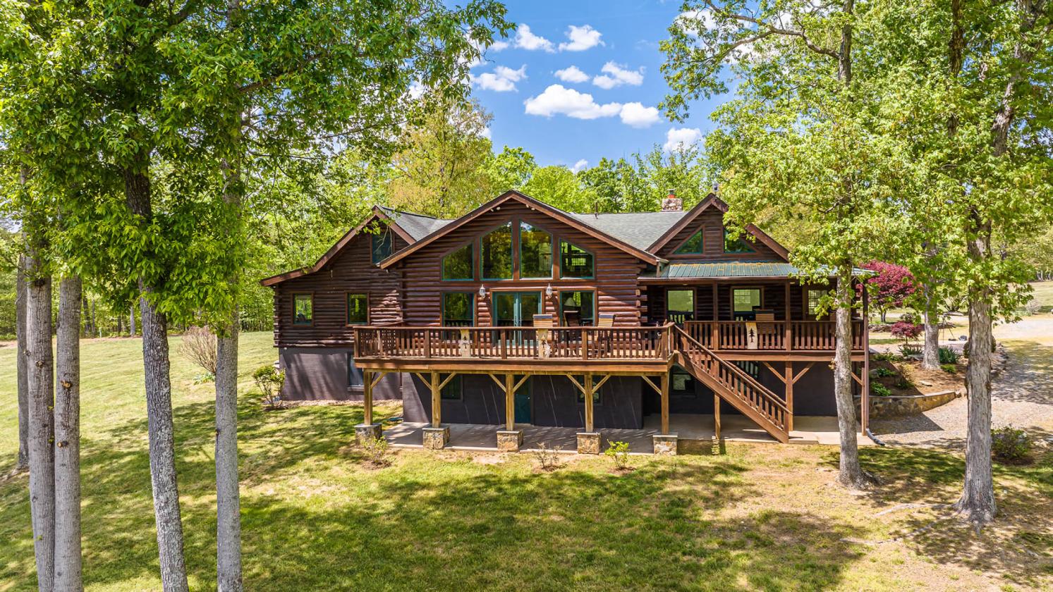 243-Acre Horse Farm w/ Log Home & Stable - photo 22