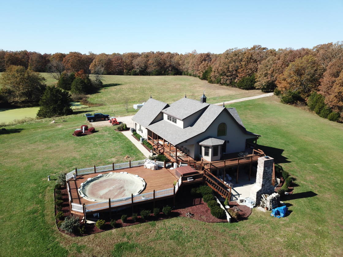 Central Missouri Horse Ranch with 4200 square foot European Country