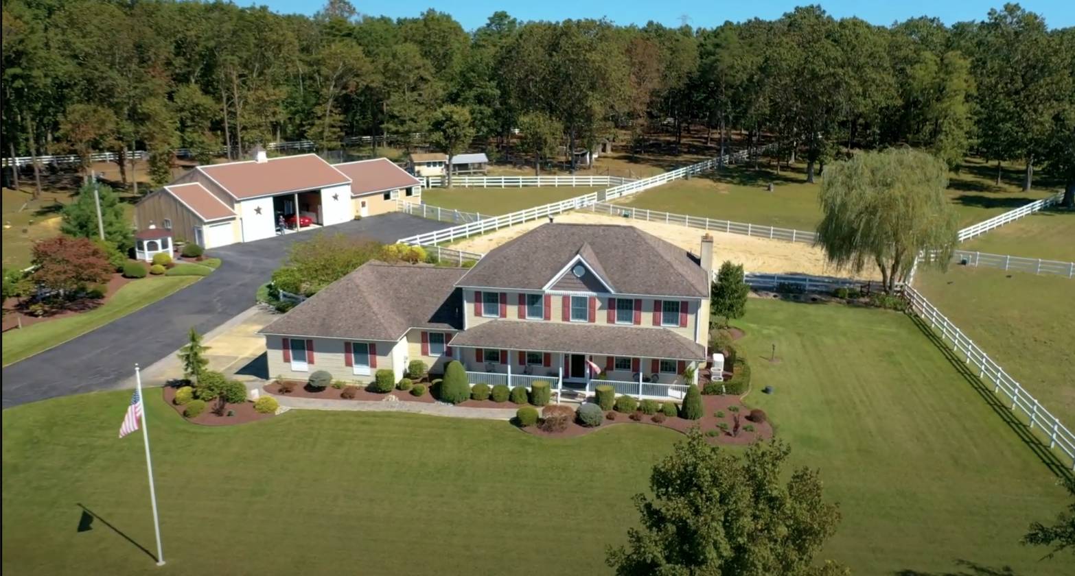 45 Acre Horse Farm With Heated Indoor Arena and