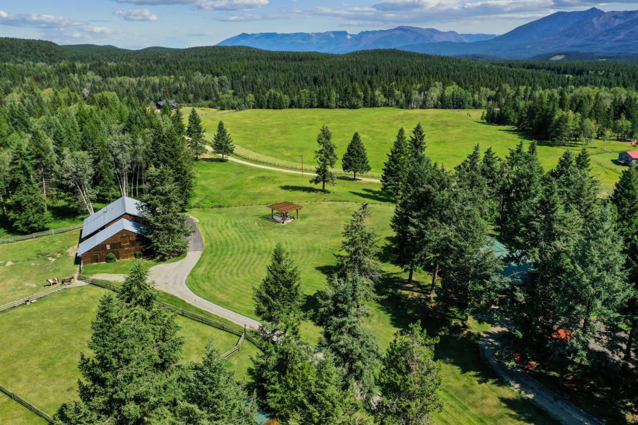 Breathtaking 22 acres in NW Montana with handcrafted cabin and