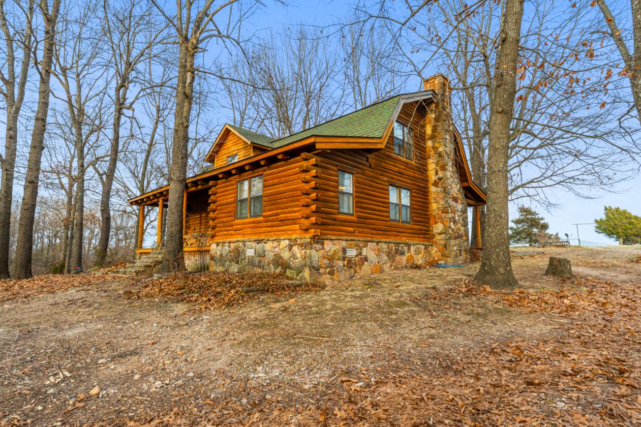 REAL LOG HOME on 12 Unrestricted Acres - photo 2