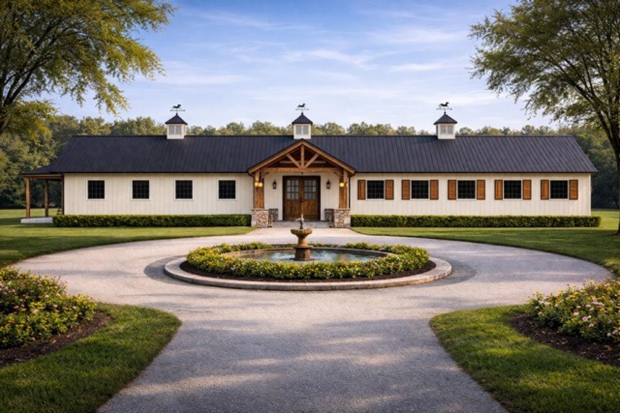 10 ACRE FARM - 3/2, 12 STALLS, ARENA MINS to WEC - photo 1