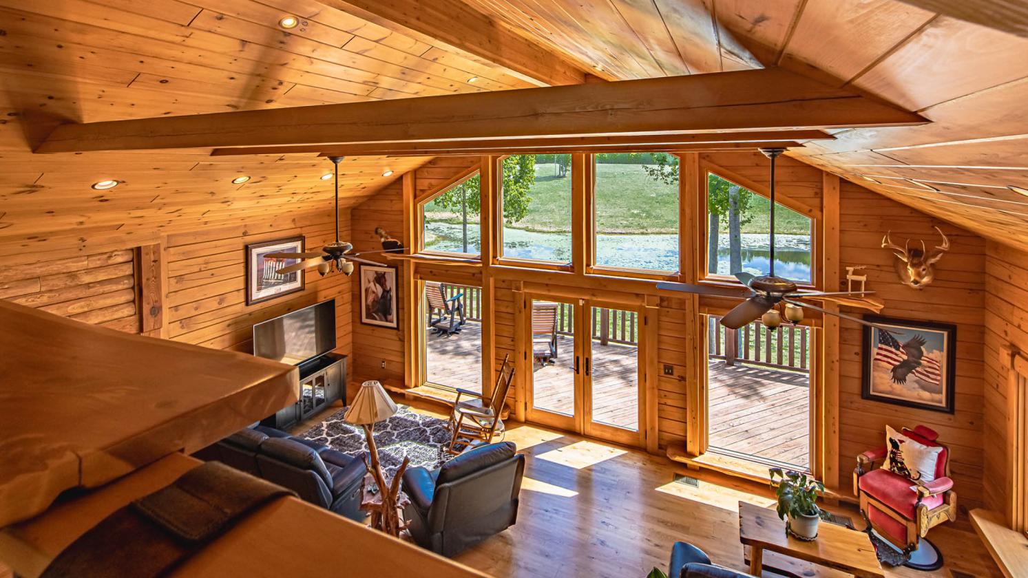 243-Acre Horse Farm w/ Log Home & Stable - photo 19