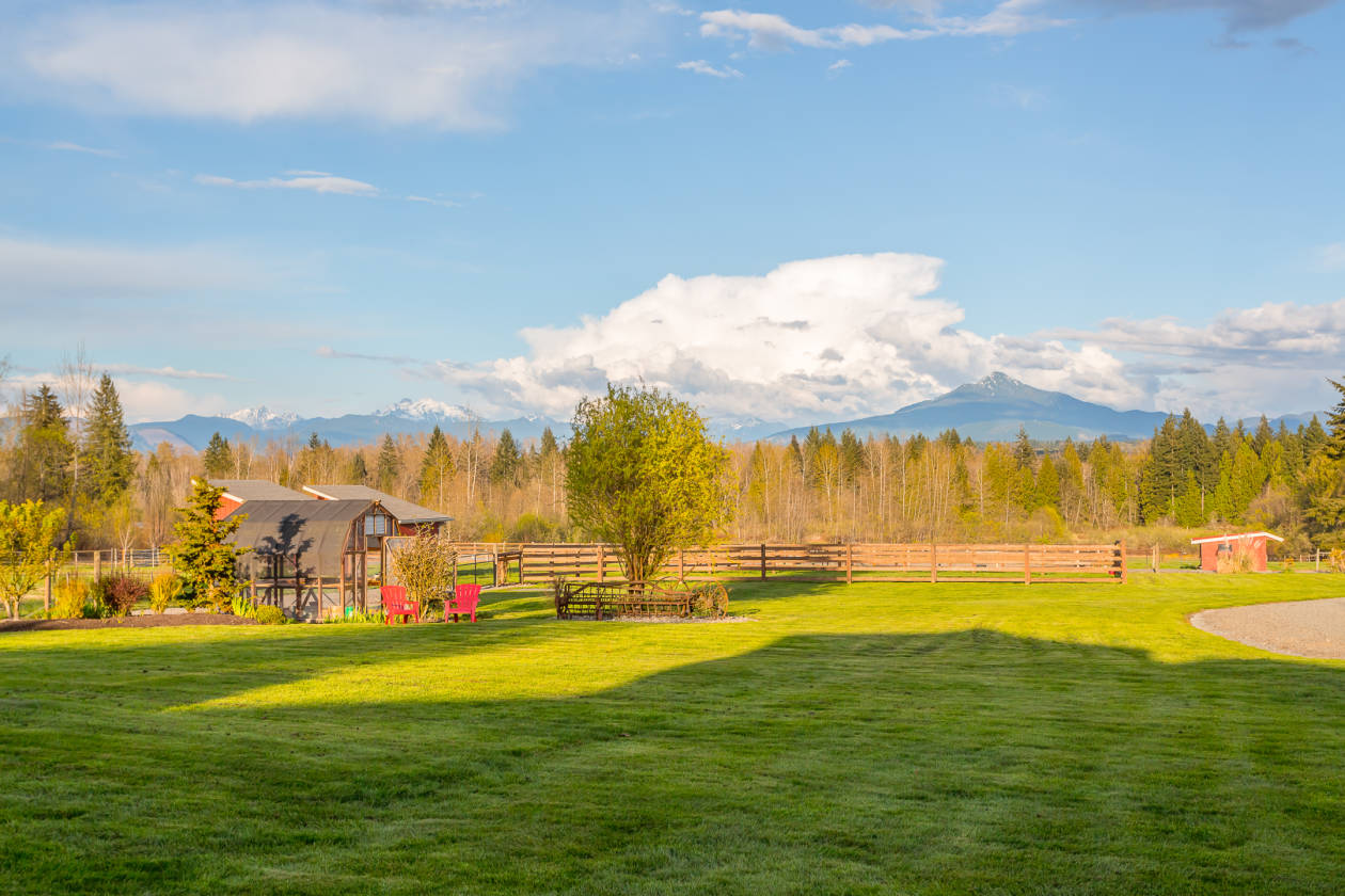 Spring Meadow Farm, view equestrian acreage and restored vintage home